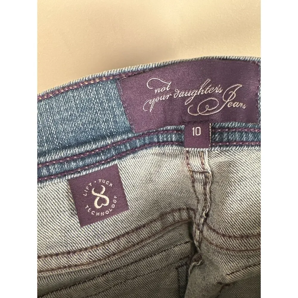 NYDJ New Lift and Tuck Technology Size 10 Modern Boot Stretch - Picture 8 of 10